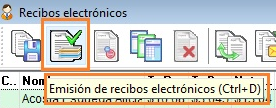 icono de emision de recibos electronicos